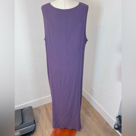 VNTG Venezia Embroidered Crinkle Maxi Dress / Kaftan - Picture 4 of 7